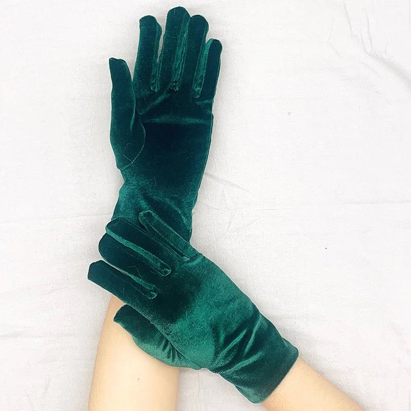 Velvet Wrist Gloves | Classic Finish