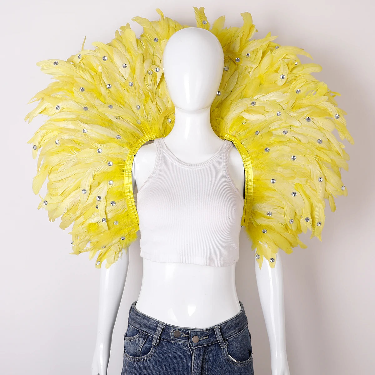 Oversized Feather Shoulder Wrap | Carnival & Stage | 29 Colours