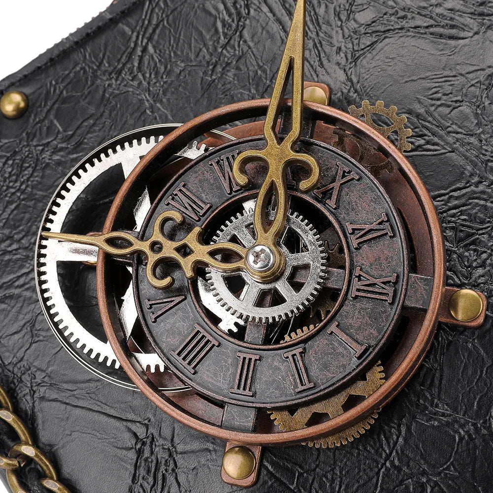 Steampunk Crossbody Bag | Clockwork Detail