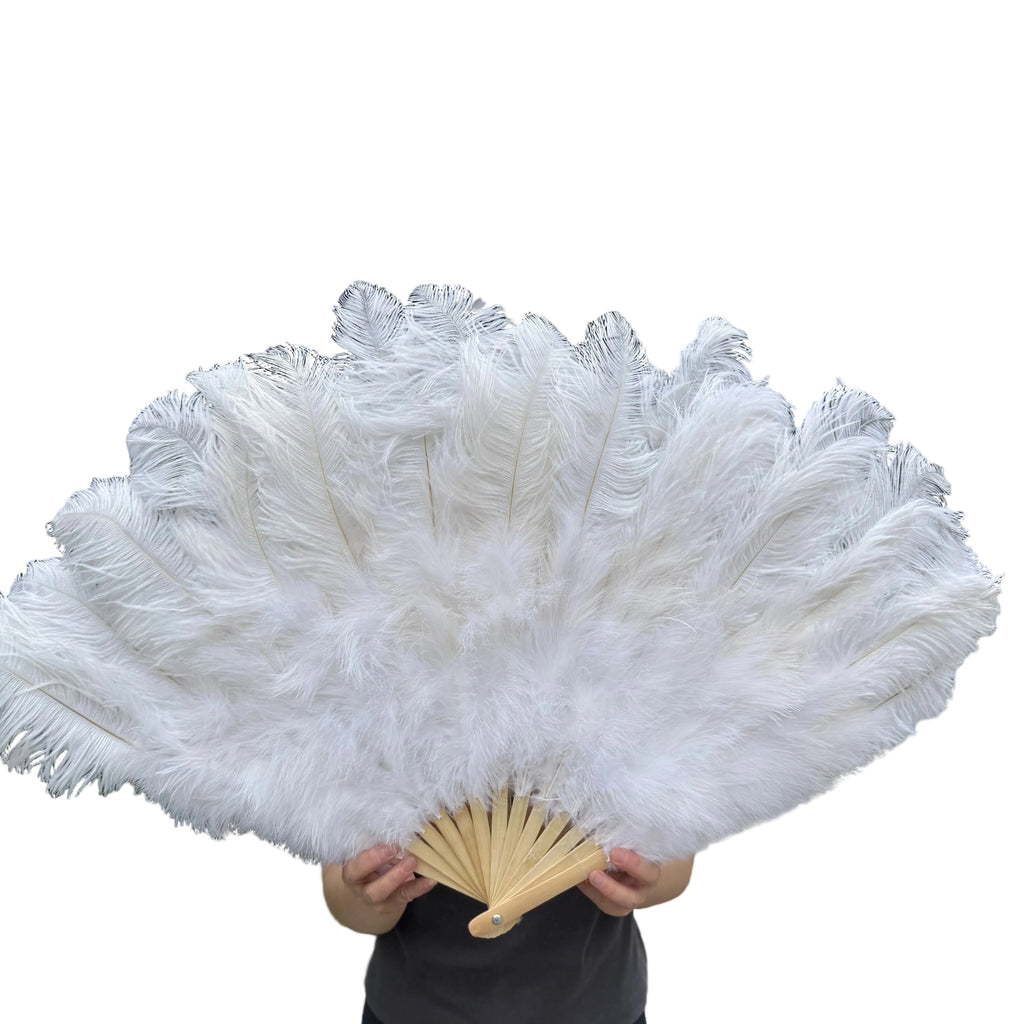 Ostrich Feather Fan | Stage & Performance | 100cm & 130cm | 19 Colors