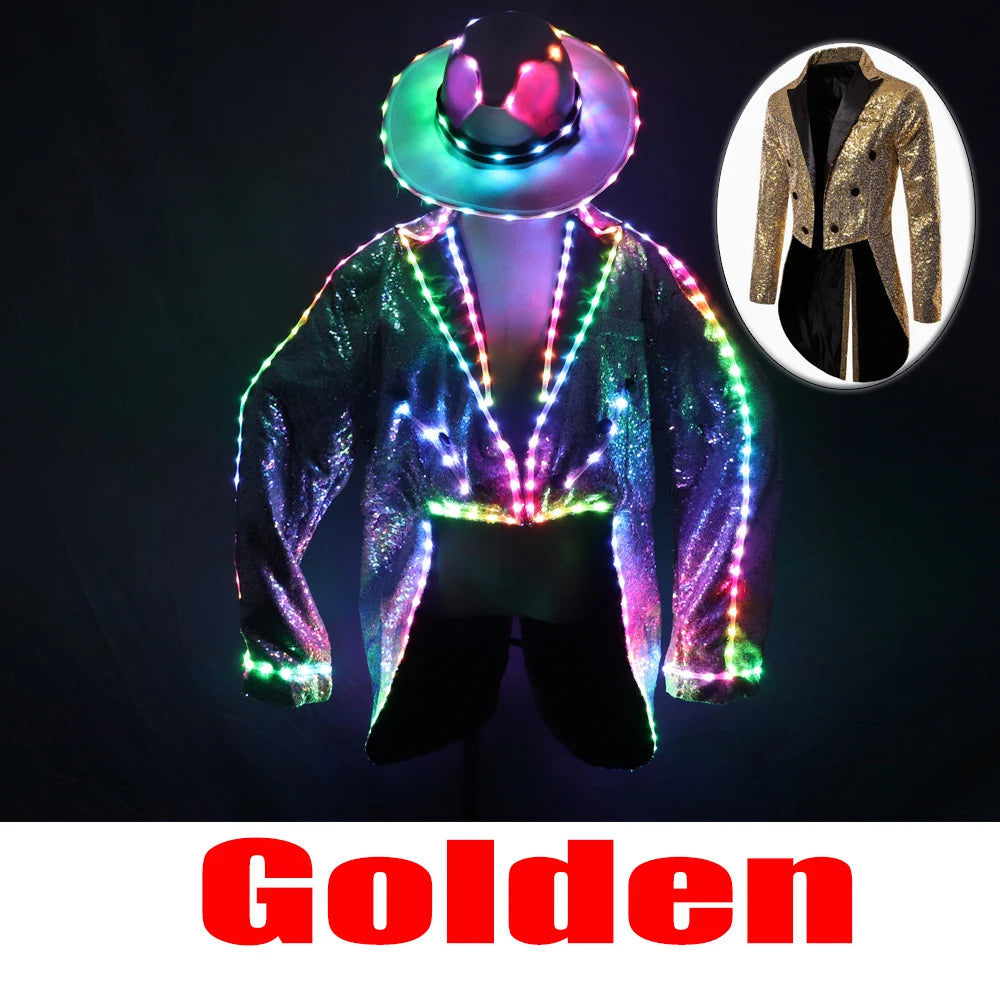 Men’s LED Stage Costume | RGB