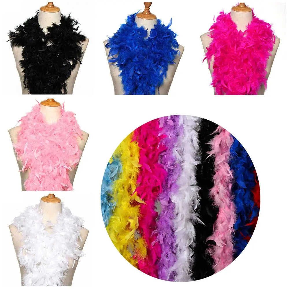 Feather Boa | 2 Meters | Fluffy | Burlesque & Costume | 9 Colors