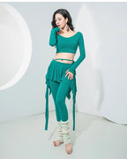 Belly Dance Practice Set | Long Sleeve Top & Pants