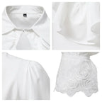 Victorian Ruffle Poet Shirt | Lantern Sleeve | 3 Colors | S-2XL