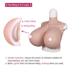Upgraded Silicone Breast Forms | Realistic Texture | C–Z Cup