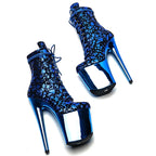 8-Inch Suede Platform Ankle Boots