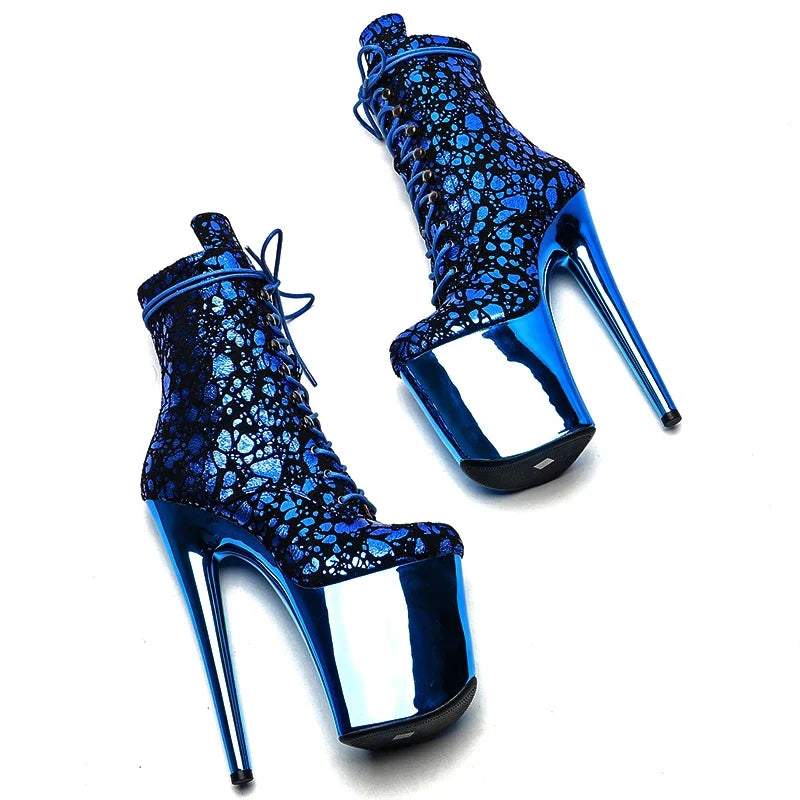 8-Inch Suede Platform Ankle Boots