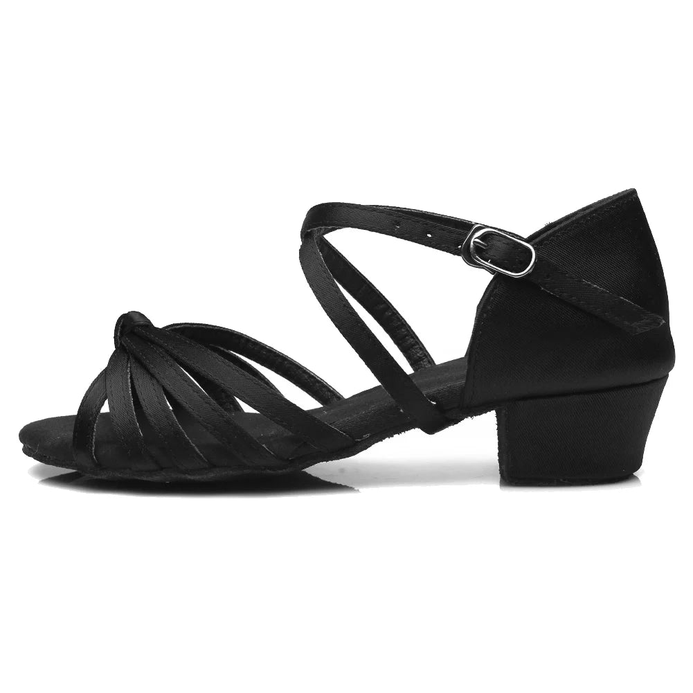Latin Dance Sandals | Low Block Heel | 3.5 cm