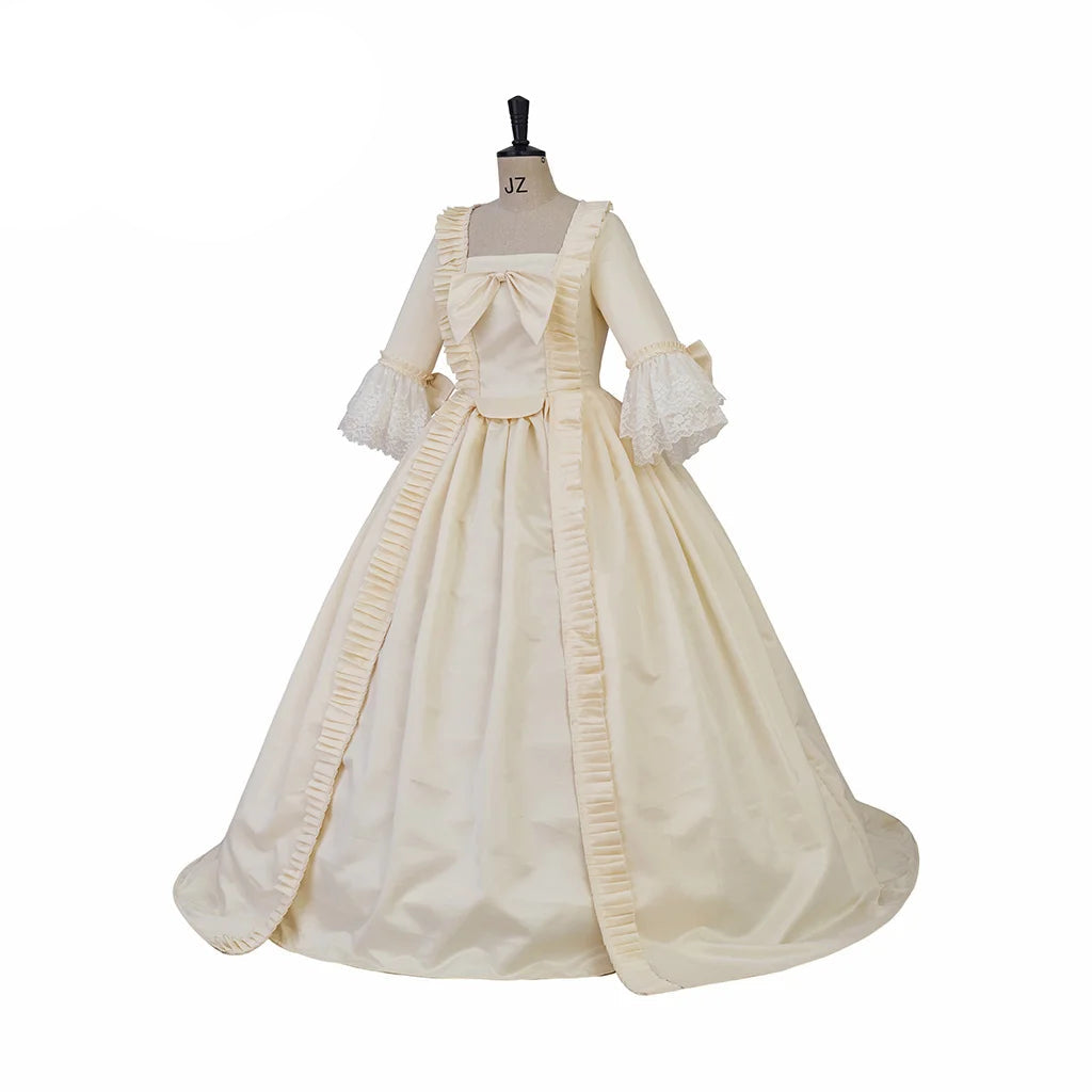 Queen Charlotte Gown | Ivory Regency Ball Gown