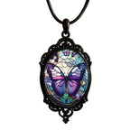 Gothic Glass Cameo Pendant Necklace | Sun Moon Witch | 7 Designs