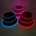 LED EL Wire Glow Bucket Hat | 7 Colors