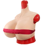 Huge Silicone Breast Forms | Z Cup | Cotton Fill