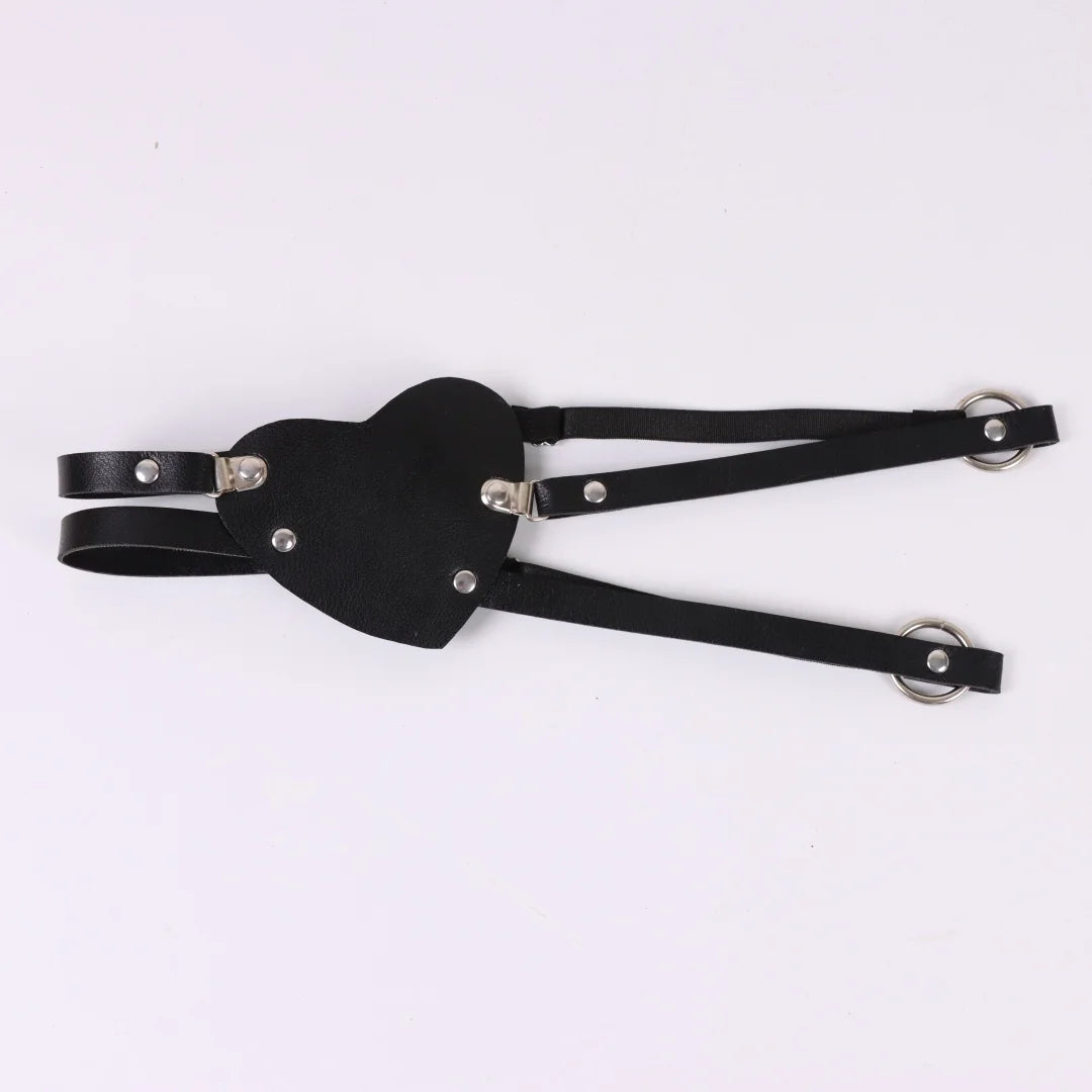 Gothic Eye Mask | Leather Blindfold | Cosplay & Masquerade