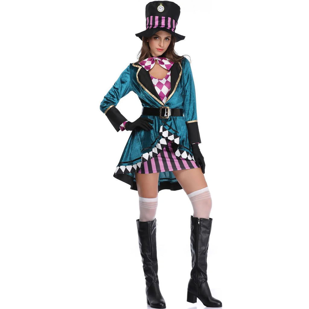 Mad Hatter Ringmaster Costume | 5-Piece Set | M–XXL