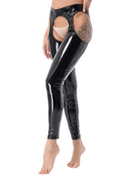 Glossy Cutout Leggings | High Waist