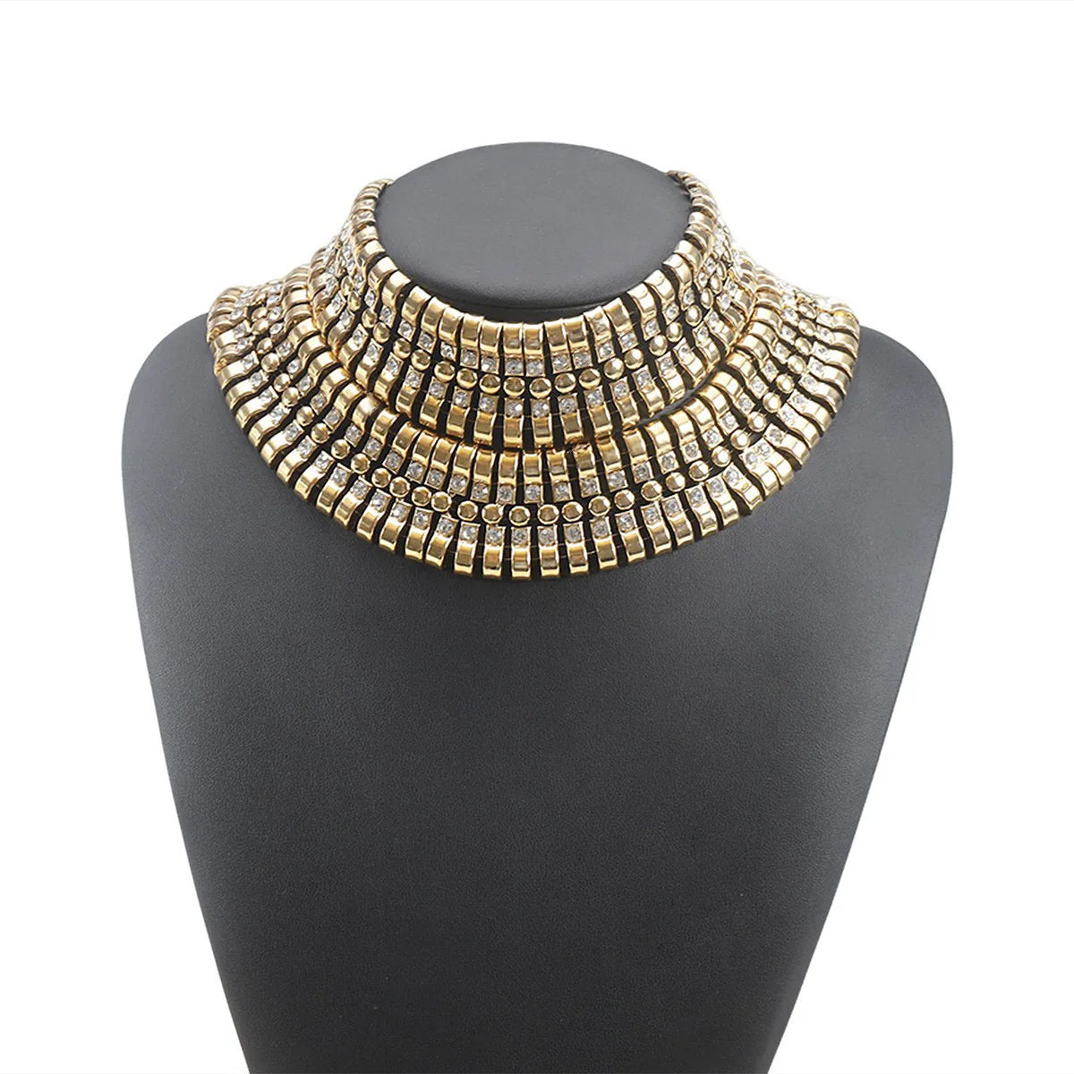 Statement Collar Necklace | Layered Geometric