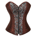 Brocade Corset Dress | Gothic Steampunk | Hi-Lo Ruffle Skirt | Plus Size