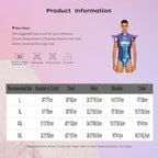 Men's Metallic Bodysuit | Zip Front