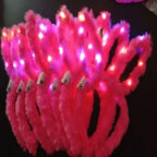 LED Bunny Ear Headbands | Glow Light-Up | Mixed Colors 12pc