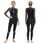 Dance Unitard | Metallic Rhinestone Mesh