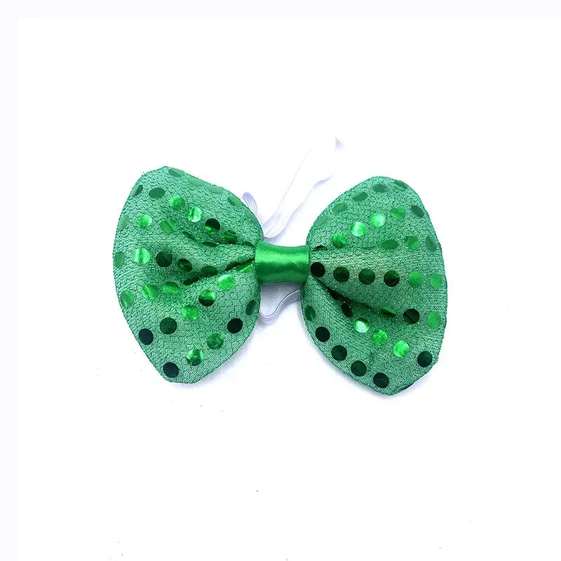 LED Light-Up Sequin Bow Tie | 3 Flash Modes | 10 Colors