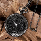 Steampunk Pocket Watch | Black Gearwork