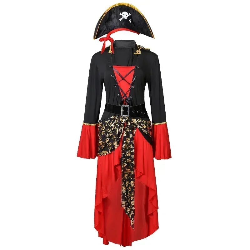 Sexy Pirate Queen Costume | Caribbean Dress Set | M–XXL