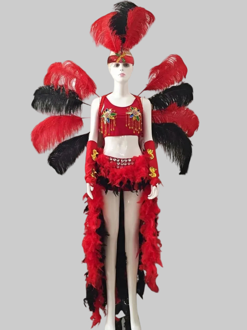 Handcrafted Feather Wings - Stage Performance Costume