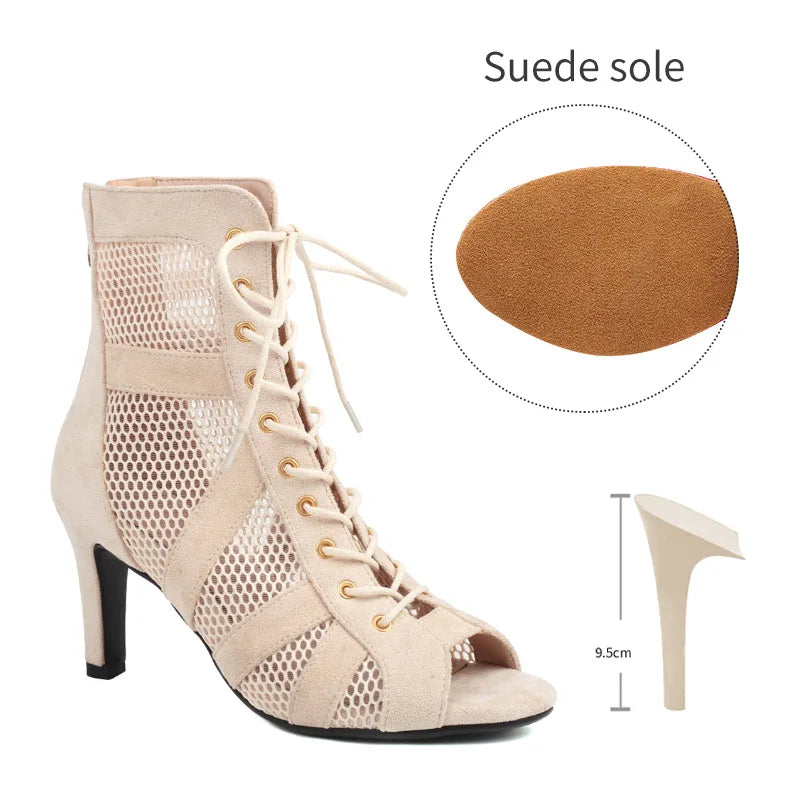 Dance Ankle Boots | Lace-Up | 7–11 cm