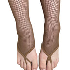 Open-Toe Dance Tights — Latin & Ballroom Performance Stockings