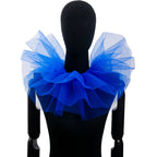 Ruff Neck Collar | Tulle Mesh | Victorian & Clown