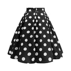 Polka Dot Midi Skirt | High Waist | S–XXL