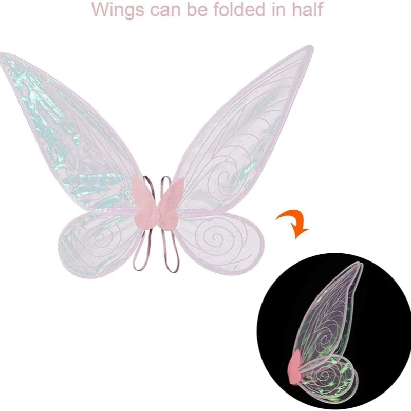 Fairy Accessory Set | Iridescent Butterfly Wings