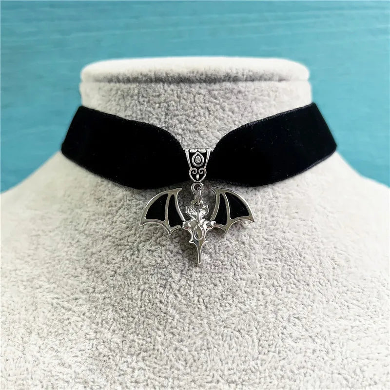 Bat Necklace | Gothic Pendant & Choker