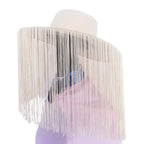 Wide-Brim Felt Hat | Dramatic Fringe