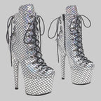 17CM Platform Ankle Boots - 7 Inch High Heel Pole Dance Boots