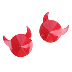 Devil Horn Nipple Pasties | Red | Gothic Stage