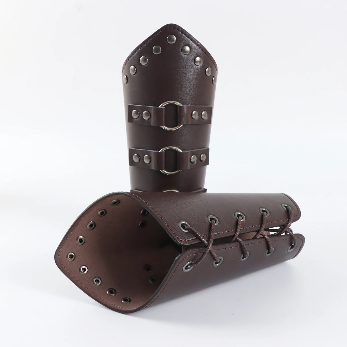 Buckled Faux-Leather Bracer | Single