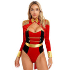 Ringmaster Velvet Bodysuit | Circus Stage Costume