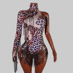 Luxe Rhythm Fringe & Rhinestone Performance Set — Multi‑Color Variants (One Size Fits S–XL)