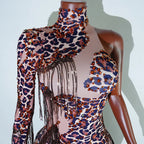 Luxe Rhythm Fringe & Rhinestone Performance Set — Multi‑Color Variants (One Size Fits S–XL)