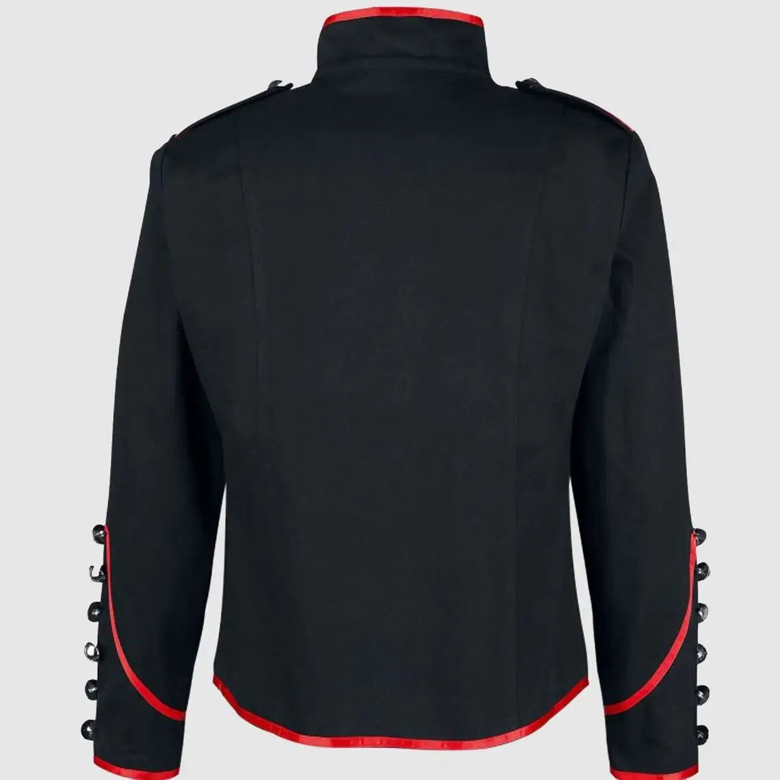 Military Frock Coat | Steampunk Gothic | Stand Collar