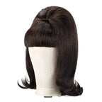 Vintage Short Wavy Wig | Flat Bangs | 14 Inch