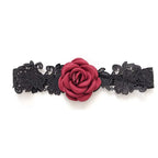 Lace Garter Set | Rose & Floral | Bridal, Burlesque & Gothic