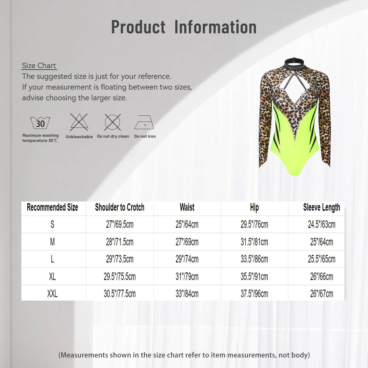 Prism Rhinestone Long-Sleeve Performance Leotard