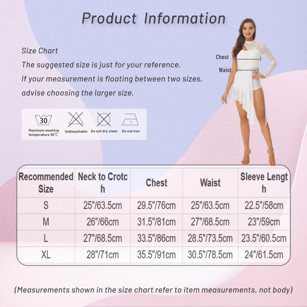 Rhinestone Lyrical Dance Dress | One Shoulder | Mesh Overlay