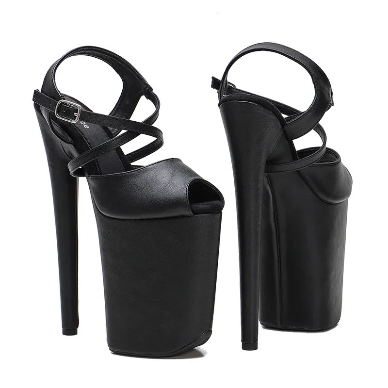 9-Inch Platform Heels - Professional Stage Performance Sandals
