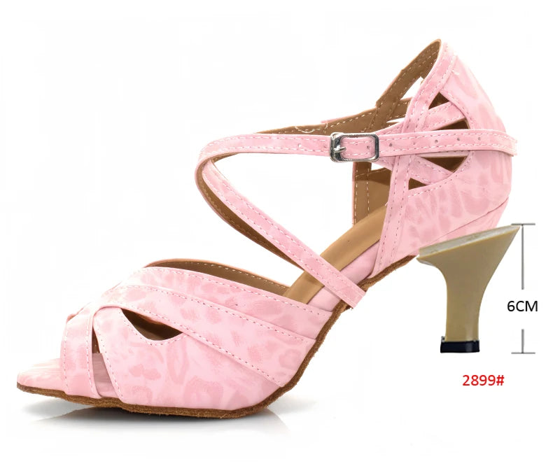 Latin Ballroom Dance Heels | Cuban Heel | Multi-Color