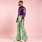 Men's Sequin Pants | Disco Bell-Bottoms