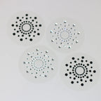 Rhinestone Nipple Covers — Black or White